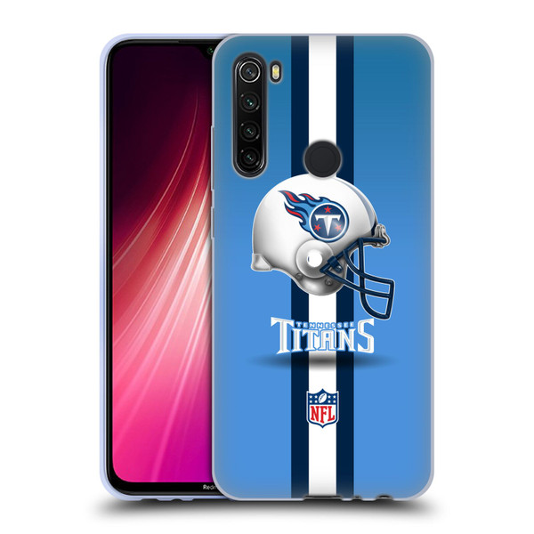 NFL Tennessee Titans Logo Helmet Soft Gel Case for Xiaomi Redmi Note 8T