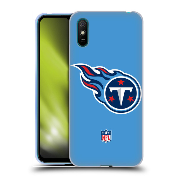 NFL Tennessee Titans Logo Plain Soft Gel Case for Xiaomi Redmi 9A / Redmi 9AT