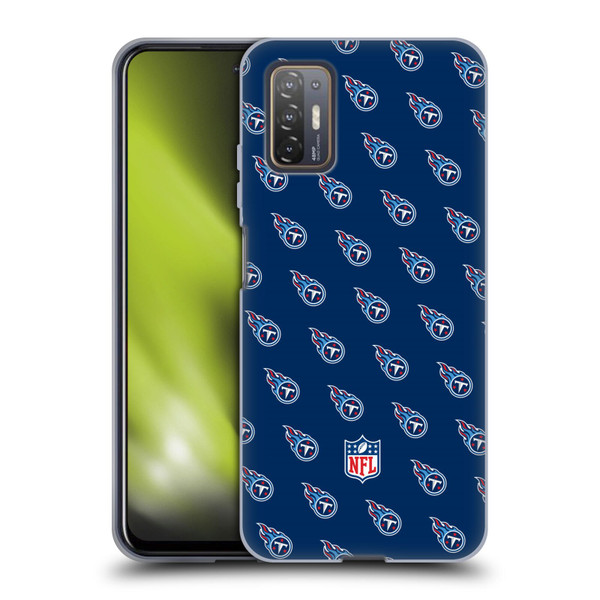 NFL Tennessee Titans Artwork Patterns Soft Gel Case for HTC Desire 21 Pro 5G