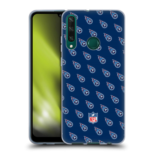 NFL Tennessee Titans Artwork Patterns Soft Gel Case for Huawei Y6p