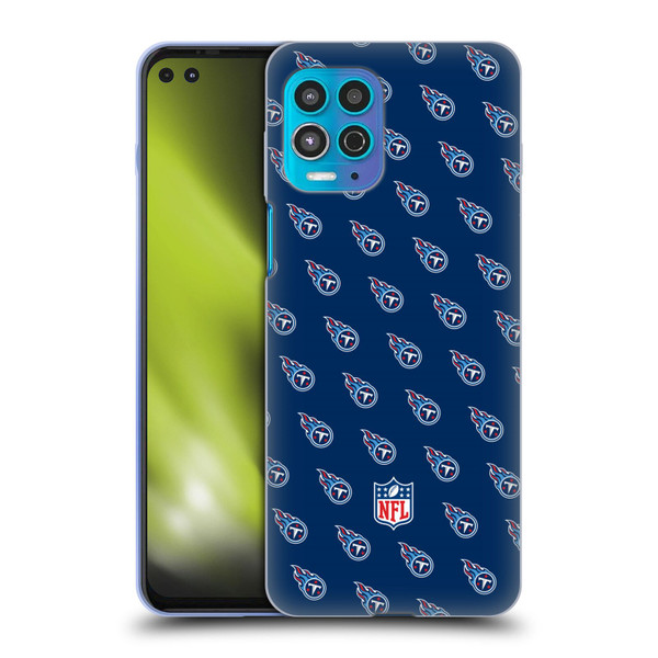 NFL Tennessee Titans Artwork Patterns Soft Gel Case for Motorola Moto G100