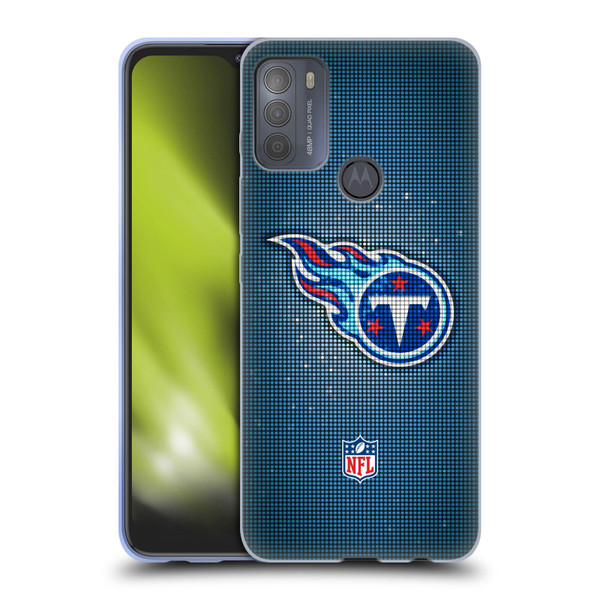 NFL Tennessee Titans Artwork LED Soft Gel Case for Motorola Moto G50