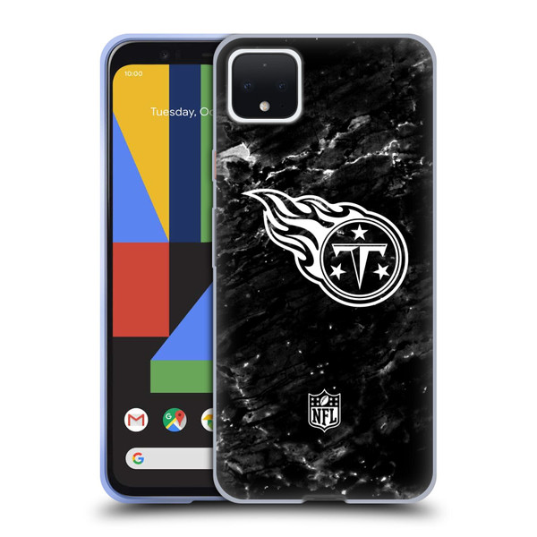 NFL Tennessee Titans Artwork Marble Soft Gel Case for Google Pixel 4 XL