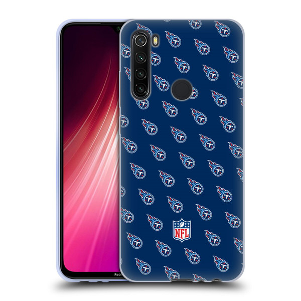 NFL Tennessee Titans Artwork Patterns Soft Gel Case for Xiaomi Redmi Note 8T