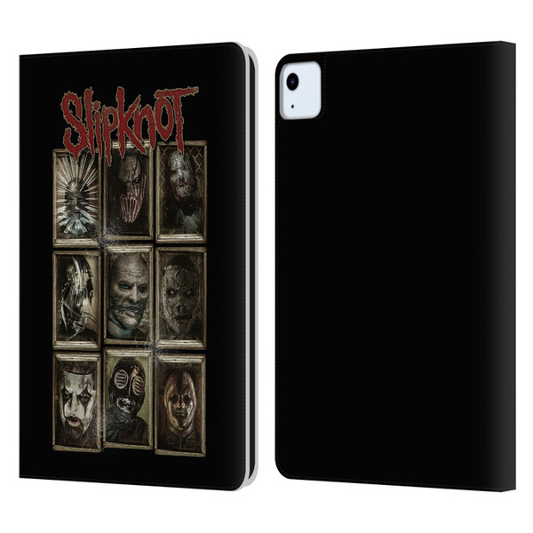 Slipknot Key Art Covered Faces Leather Book Wallet Case Cover For Apple iPad Air 2020 / 2022