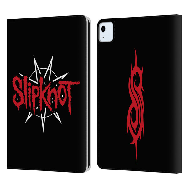 Slipknot We Are Not Your Kind Star Crest Logo Leather Book Wallet Case Cover For Apple iPad Air 2020 / 2022