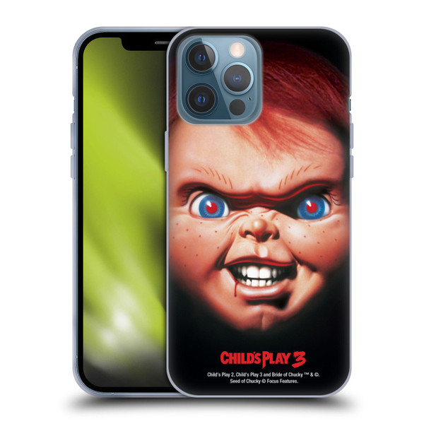 Child's Play III Key Art Doll Illustration Soft Gel Case for Apple iPhone 13 Pro Max