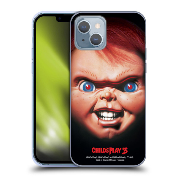 Child's Play III Key Art Doll Illustration Soft Gel Case for Apple iPhone 14