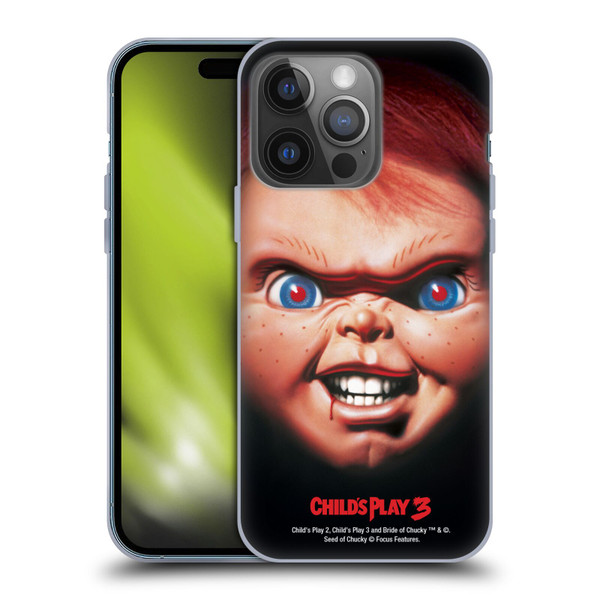 Child's Play III Key Art Doll Illustration Soft Gel Case for Apple iPhone 14 Pro