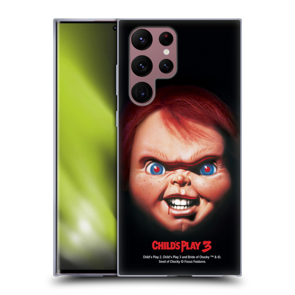 Child's Play III Key Art Doll Illustration Soft Gel Case for Samsung Galaxy S22 Ultra 5G