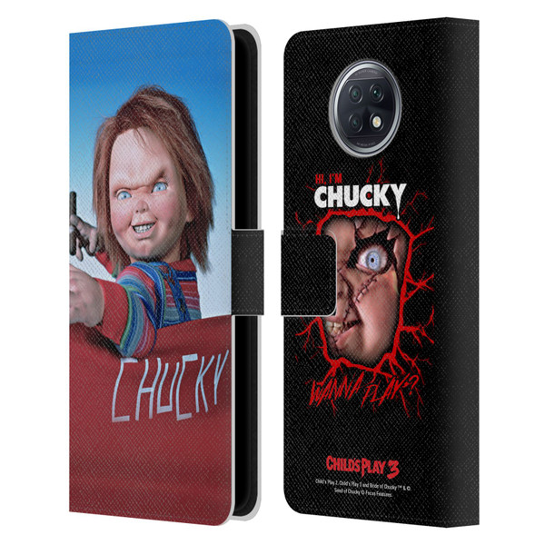 Child's Play III Key Art On Set Leather Book Wallet Case Cover For Xiaomi Redmi Note 9T 5G