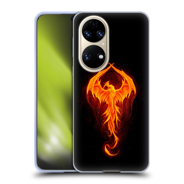 Christos Karapanos Dark Hours Dragon Phoenix Soft Gel Case for Huawei P50