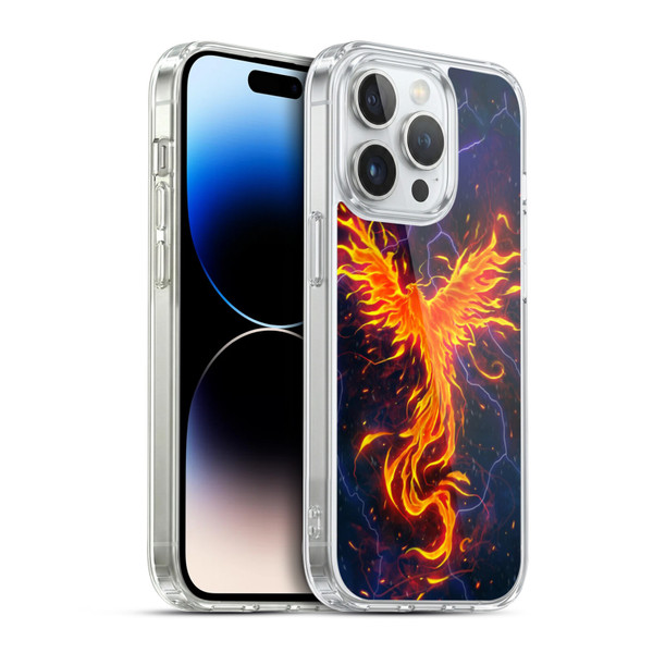 Christos Karapanos Phoenix 3 Rage Soft Gel Case for Apple iPhone 14 Pro & MagSafe