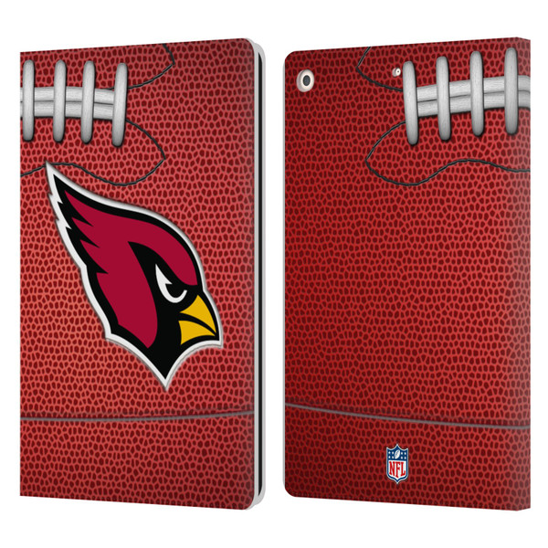 NFL Arizona Cardinals Graphics Football Leather Book Wallet Case Cover For Apple iPad 10.2 2019/2020/2021