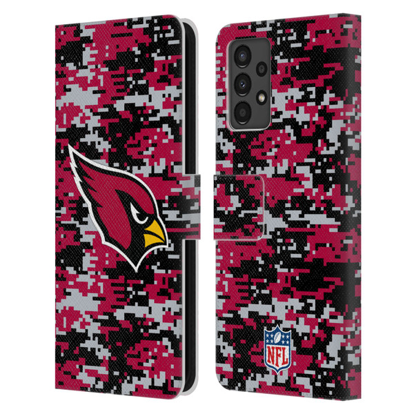 NFL Arizona Cardinals Graphics Digital Camouflage Leather Book Wallet Case Cover For Samsung Galaxy A13 (2022)