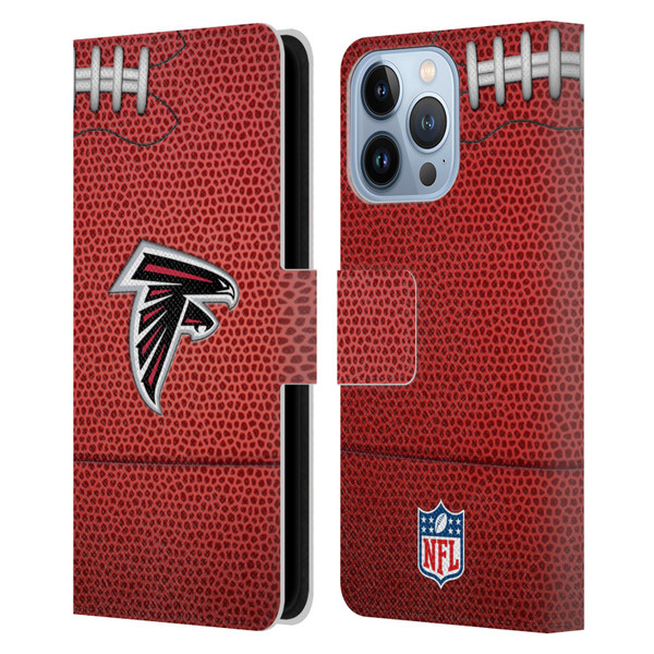 NFL Atlanta Falcons Graphics Football Leather Book Wallet Case Cover For Apple iPhone 13 Pro