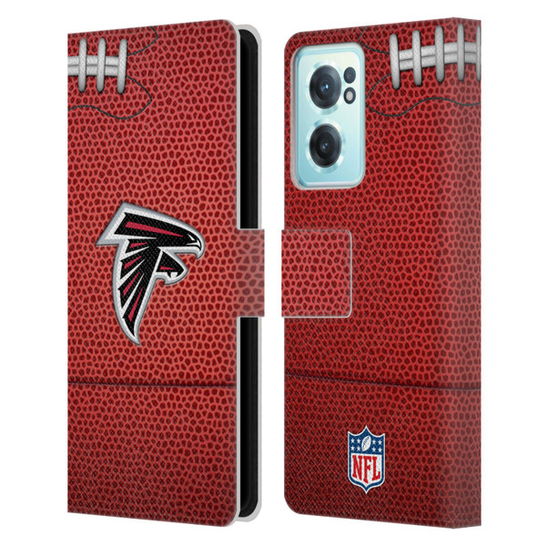 NFL Atlanta Falcons Graphics Football Leather Book Wallet Case Cover For OnePlus Nord CE 2 5G