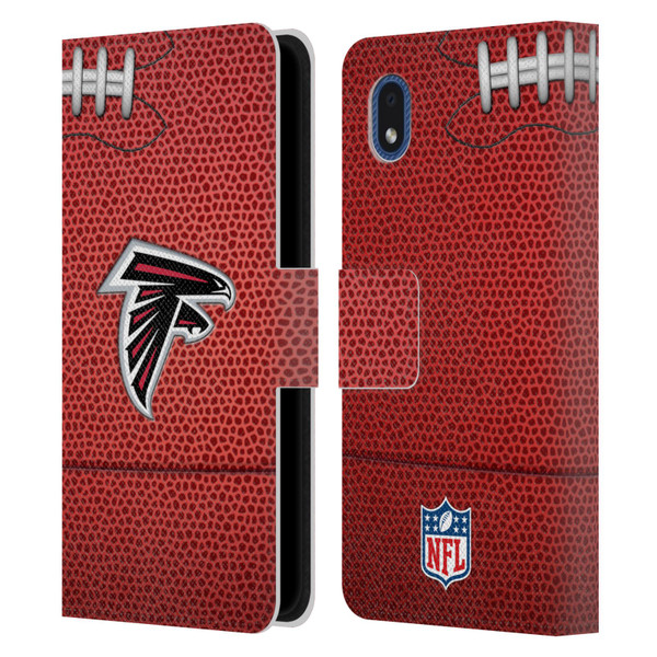 NFL Atlanta Falcons Graphics Football Leather Book Wallet Case Cover For Samsung Galaxy A01 Core (2020)
