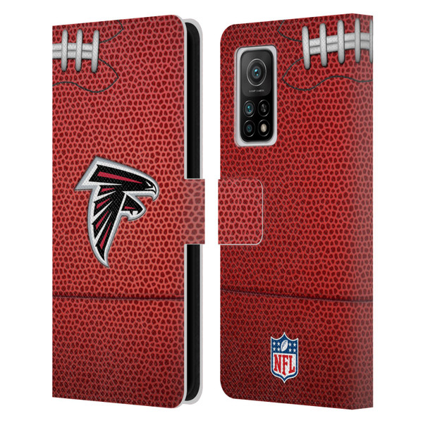 NFL Atlanta Falcons Graphics Football Leather Book Wallet Case Cover For Xiaomi Mi 10T 5G