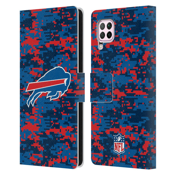 NFL Buffalo Bills Graphics Digital Camouflage Leather Book Wallet Case Cover For Huawei Nova 6 SE / P40 Lite