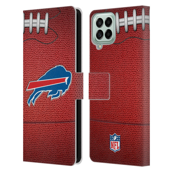 NFL Buffalo Bills Graphics Football Leather Book Wallet Case Cover For Samsung Galaxy M33 (2022)