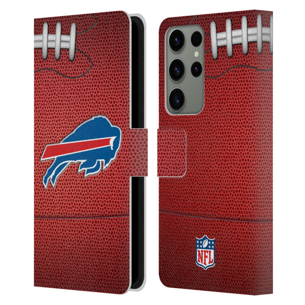 NFL Buffalo Bills Graphics Football Leather Book Wallet Case Cover For Samsung Galaxy S23 Ultra 5G
