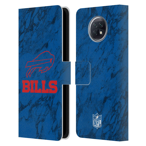 NFL Buffalo Bills Graphics Coloured Marble Leather Book Wallet Case Cover For Xiaomi Redmi Note 9T 5G