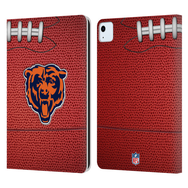 NFL Chicago Bears Graphics Football Leather Book Wallet Case Cover For Apple iPad Air 2020 / 2022