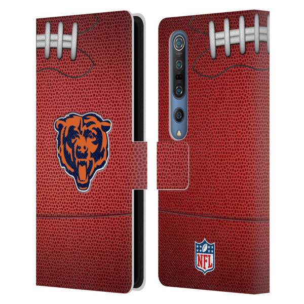 NFL Chicago Bears Graphics Football Leather Book Wallet Case Cover For Xiaomi Mi 10 5G / Mi 10 Pro 5G