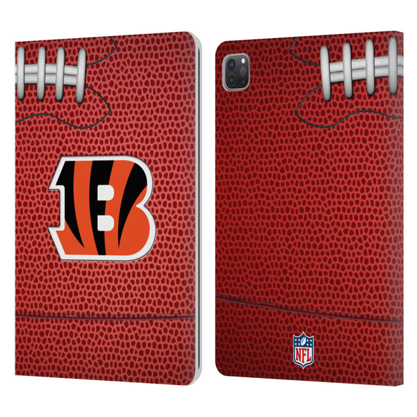 NFL Cincinnati Bengals Graphics Football Leather Book Wallet Case Cover For Apple iPad Pro 11 2020 / 2021 / 2022