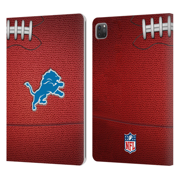 NFL Detroit Lions Graphics Football Leather Book Wallet Case Cover For Apple iPad Pro 11 2020 / 2021 / 2022