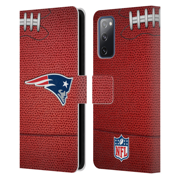 NFL New England Patriots Graphics Football Leather Book Wallet Case Cover For Samsung Galaxy S20 FE / 5G