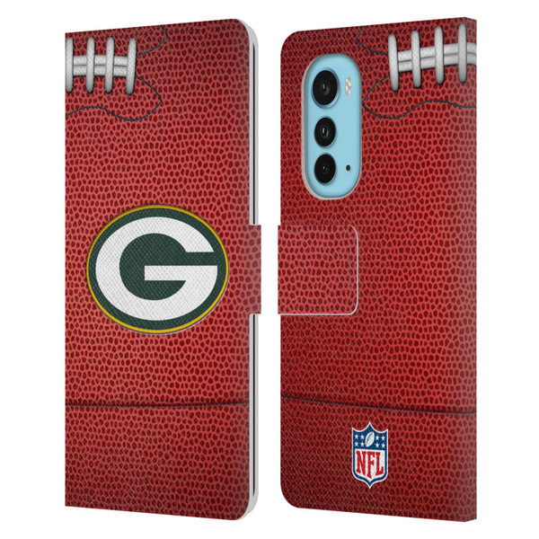 NFL Green Bay Packers Graphics Football Leather Book Wallet Case Cover For Motorola Edge (2022)