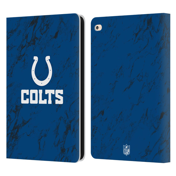 NFL Indianapolis Colts Graphics Coloured Marble Leather Book Wallet Case Cover For Apple iPad Air 2 (2014)
