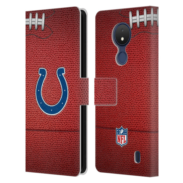 NFL Indianapolis Colts Graphics Football Leather Book Wallet Case Cover For Nokia C21