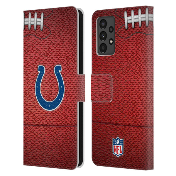 NFL Indianapolis Colts Graphics Football Leather Book Wallet Case Cover For Samsung Galaxy A13 (2022)