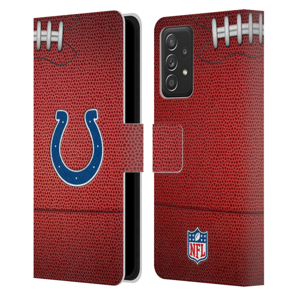 NFL Indianapolis Colts Graphics Football Leather Book Wallet Case Cover For Samsung Galaxy A53 5G (2022)