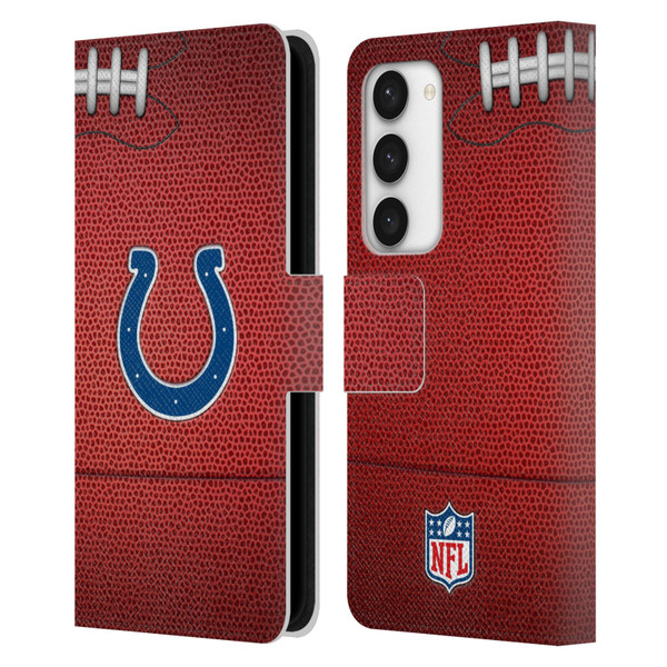 NFL Indianapolis Colts Graphics Football Leather Book Wallet Case Cover For Samsung Galaxy S23 5G