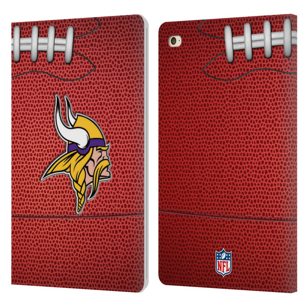 NFL Minnesota Vikings Graphics Football Leather Book Wallet Case Cover For Apple iPad mini 4