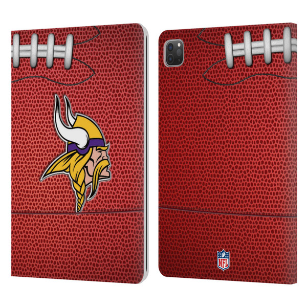 NFL Minnesota Vikings Graphics Football Leather Book Wallet Case Cover For Apple iPad Pro 11 2020 / 2021 / 2022