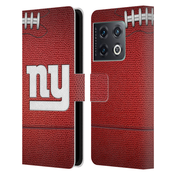 NFL New York Giants Graphics Football Leather Book Wallet Case Cover For OnePlus 10 Pro