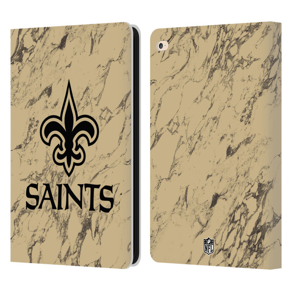 NFL New Orleans Saints Graphics Coloured Marble Leather Book Wallet Case Cover For Apple iPad Air 2 (2014)