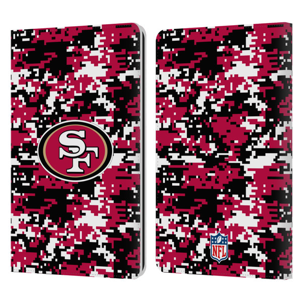NFL San Francisco 49ers Graphics Digital Camouflage Leather Book Wallet Case Cover For Amazon Kindle Paperwhite 1 / 2 / 3