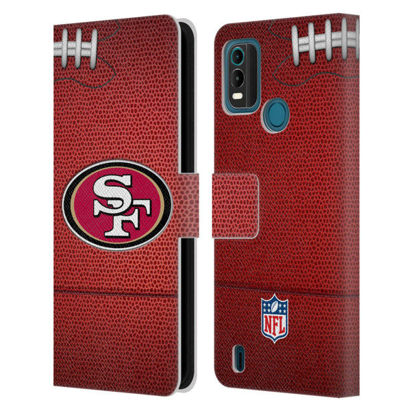 NFL San Francisco 49ers Graphics Football Leather Book Wallet Case Cover For Nokia G11 Plus