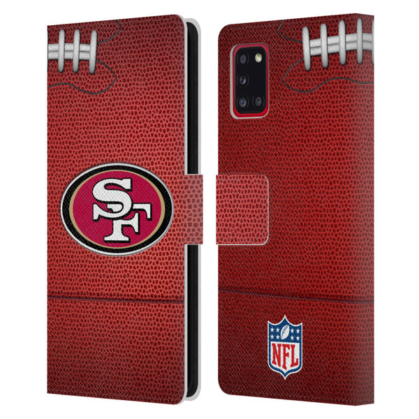 NFL San Francisco 49ers Graphics Football Leather Book Wallet Case Cover For Samsung Galaxy A31 (2020)