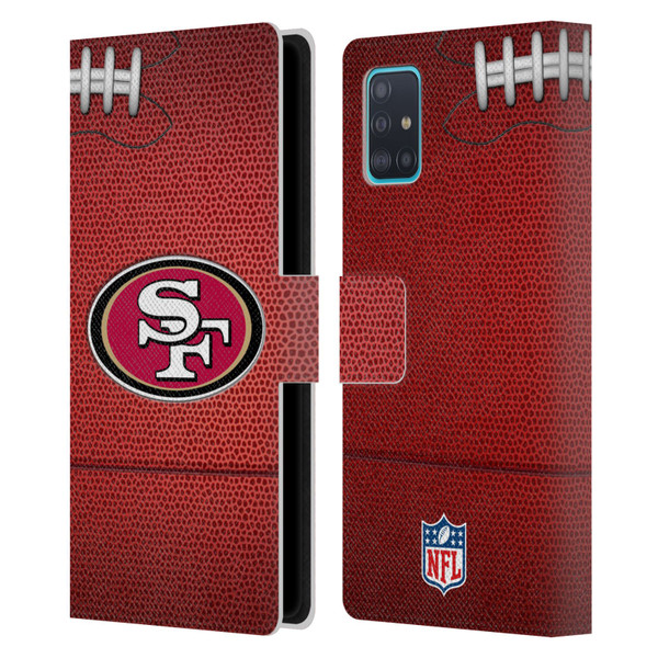 NFL San Francisco 49ers Graphics Football Leather Book Wallet Case Cover For Samsung Galaxy A51 (2019)