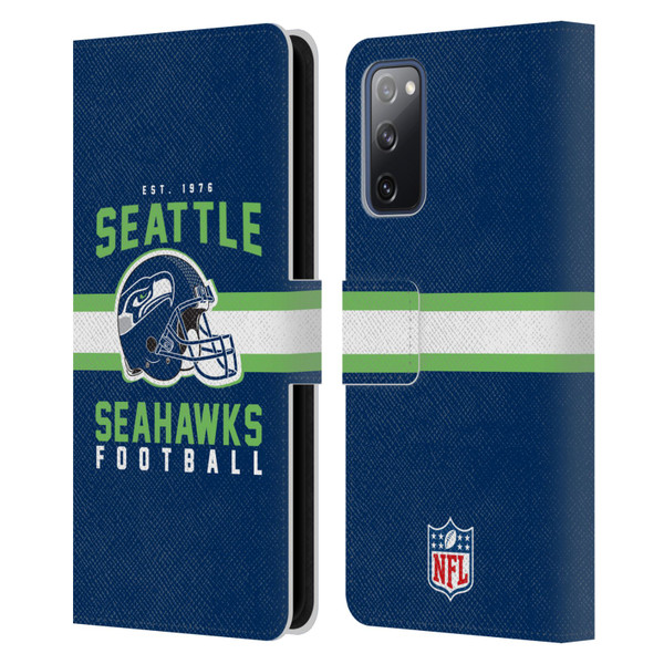 NFL Seattle Seahawks Graphics Helmet Typography Leather Book Wallet Case Cover For Samsung Galaxy S20 FE / 5G NFL Seattle Seahawks Graphics Helmet Typography Leather Book Wallet Case Cover For Samsung Galaxy S20 FE / 5G