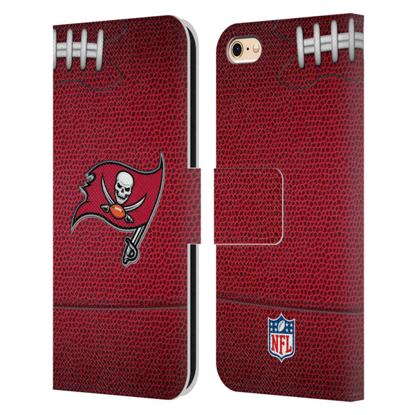 NFL Tampa Bay Buccaneers Graphics Football Leather Book Wallet Case Cover For Apple iPhone 6 / iPhone 6s
