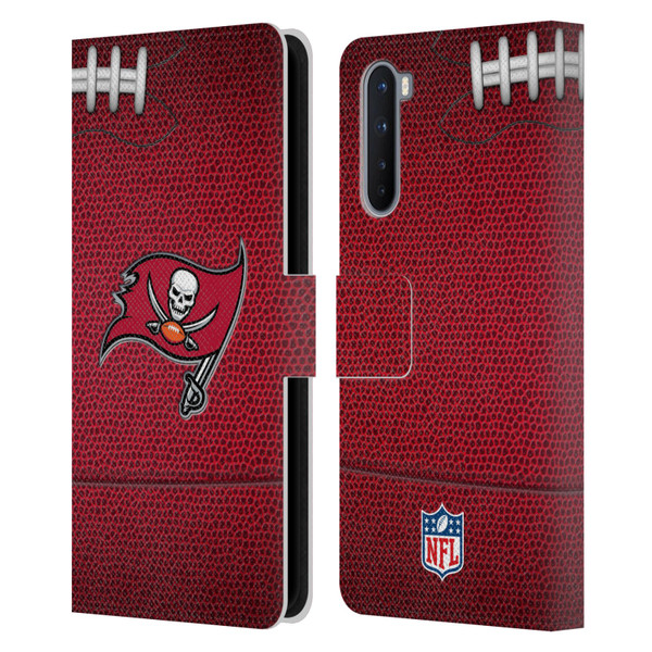 NFL Tampa Bay Buccaneers Graphics Football Leather Book Wallet Case Cover For OnePlus Nord 5G