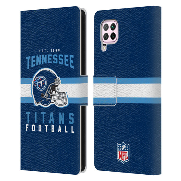 NFL Tennessee Titans Graphics Helmet Typography Leather Book Wallet Case Cover For Huawei Nova 6 SE / P40 Lite